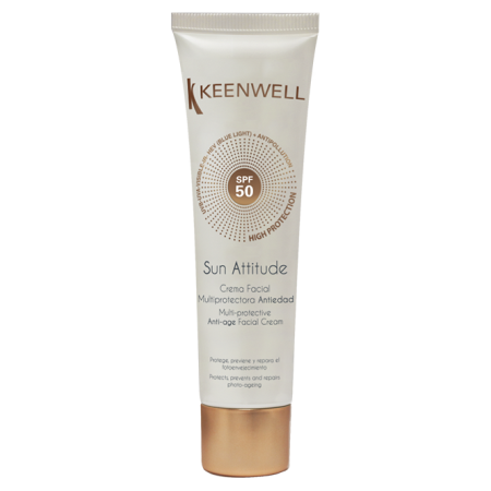 SUN ATTITUDE CREMA FACIAL ANTIEDAD FPS50 60 ML KEENWELL