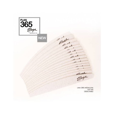 LIMA GRIS MEDIALUNA 100/180 DESECHABLES 25 UND THUYA