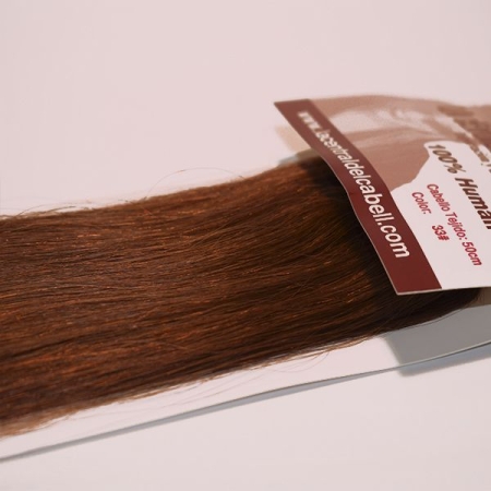 CORTINA LISA 50 CM 33 RUBIO DORADO COBRIZO