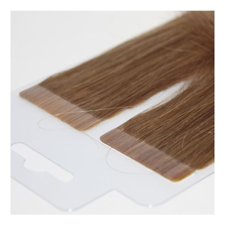 EXTENSIONES ADHESIVAS 20 TIRAS 8 RUBIO AVELLANA