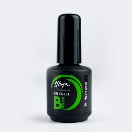 GEL ON OFF B COLOR HIPPIE GREEN 14 ML THUYA