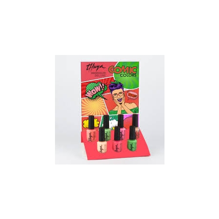 EXPOSITOR ESMALTES DELUXE COMIC COLORS 7 UND
