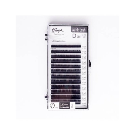 EXTENSIONES DE PESTAÑAS D CURL 0,20 MIX