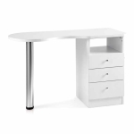 MESA MANICURA MADERA BLANCA