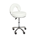 TABURETE ESPECIAL PEDICURA BLANCO