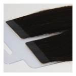 EXTENSIONES ADHESIVAS 20 TIRAS 1B NEGRO NATURAL