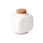 RECIPIENTE CERAMICO BLANCO